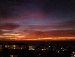 After sunset, Sea Point.